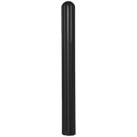 1732-BLK 4 in. Eagle Ribbed Bollard Post Sleeve, Black