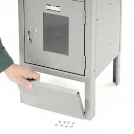 652080GY 6 x 12 in. Front Base for Gray Locker
