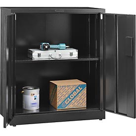 361842BK 42 x 36 x 18 in. EZ Assemble Steel Storage Cabinet, Black