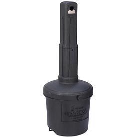 245133BK 5 gal Black Outdoor Ashtray