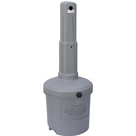 245133GY 5 gal Gray Outdoor Ashtray