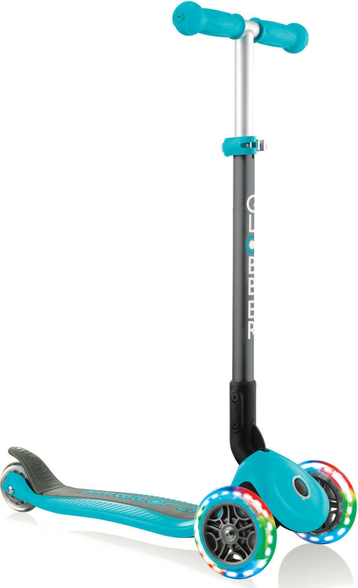 Picture of Globber 432-105 Primo Foldable Scooter with Lights&#44; Teal