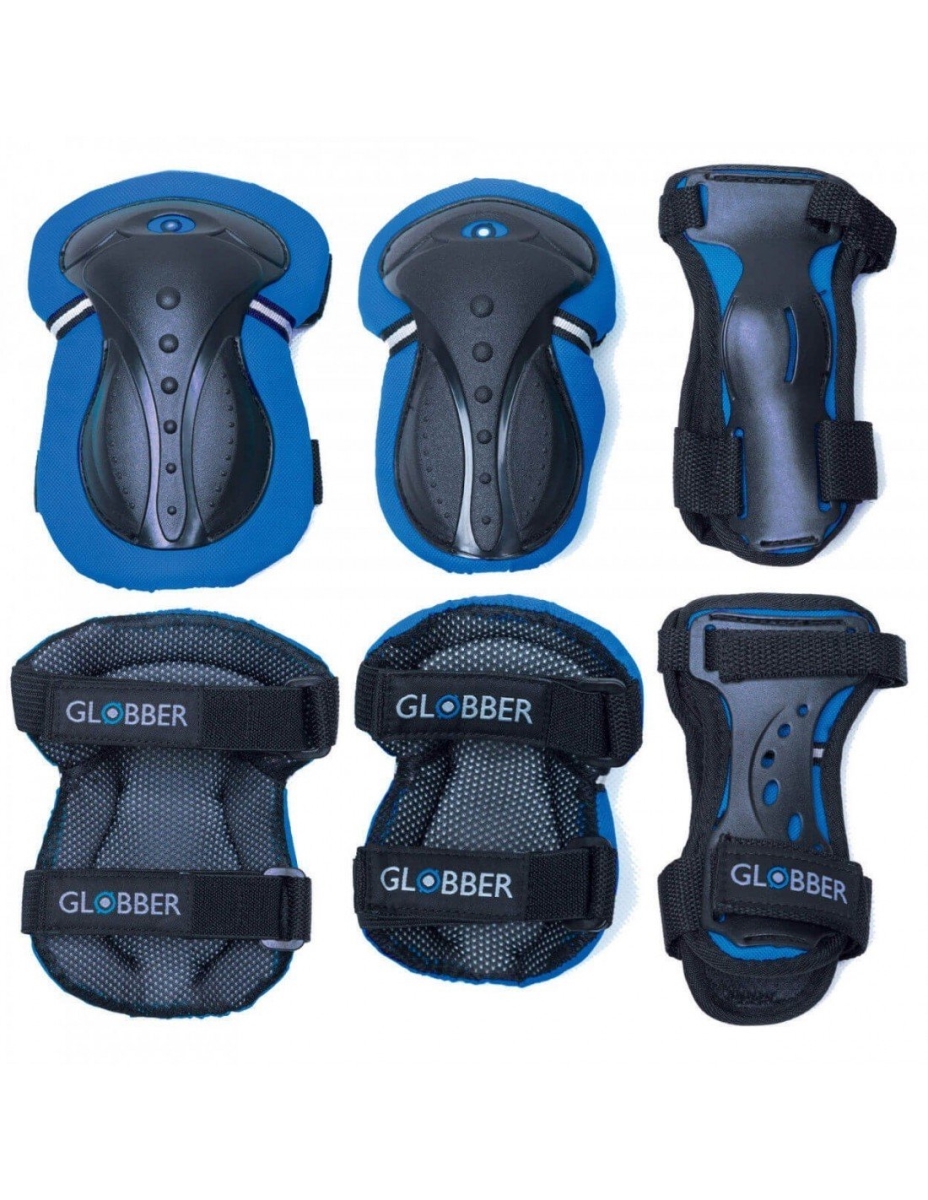 Picture of Globber 540-100 Protective Pad Set for Junior&#44; Navy Blue - 2XS