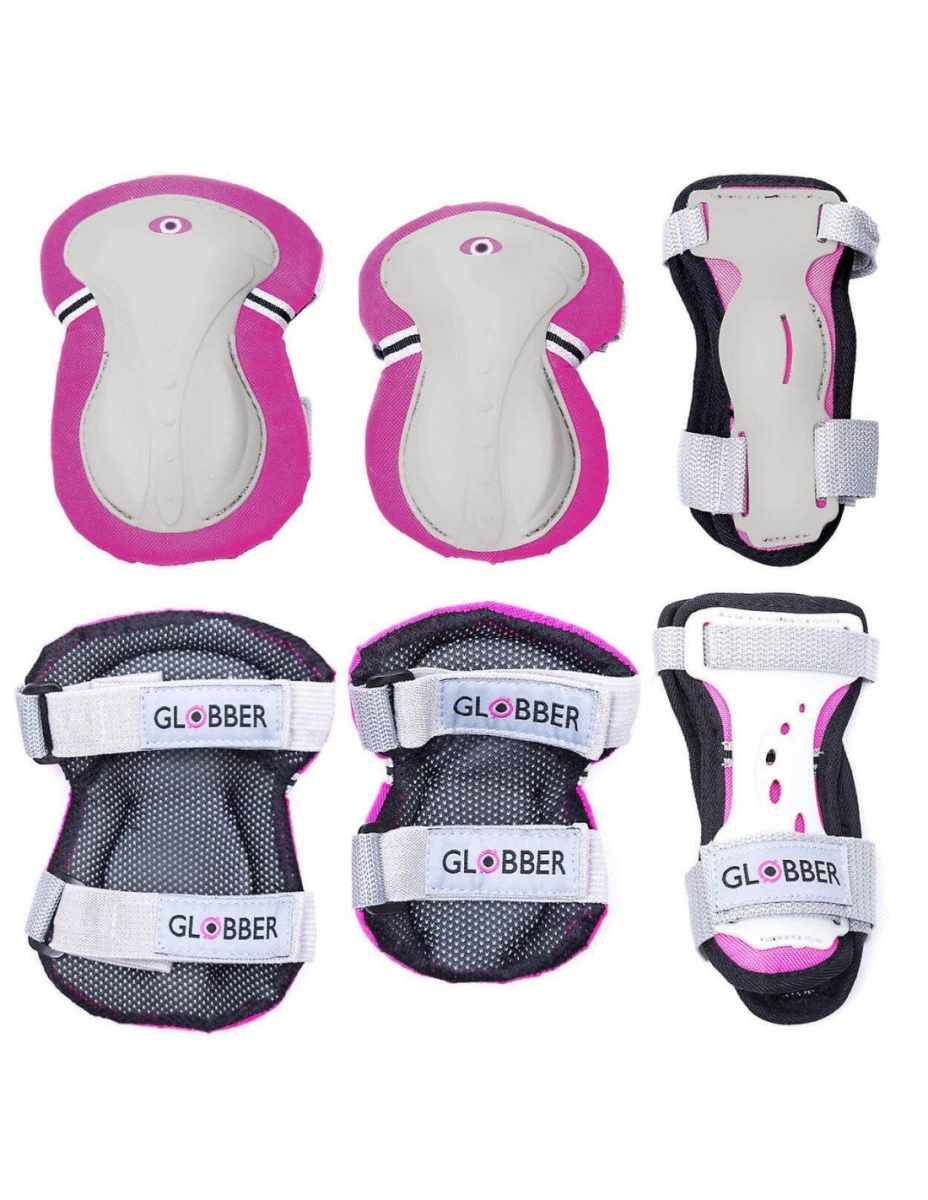 Picture of Globber 540-110 Protective Pad Set for Junior&#44; Deep Pink - 2XS