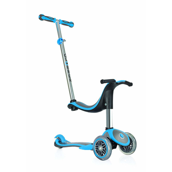 Picture of Globber 452-200 Go Up 4-in-1 Scooter with Lights&#44; Pastel Blue