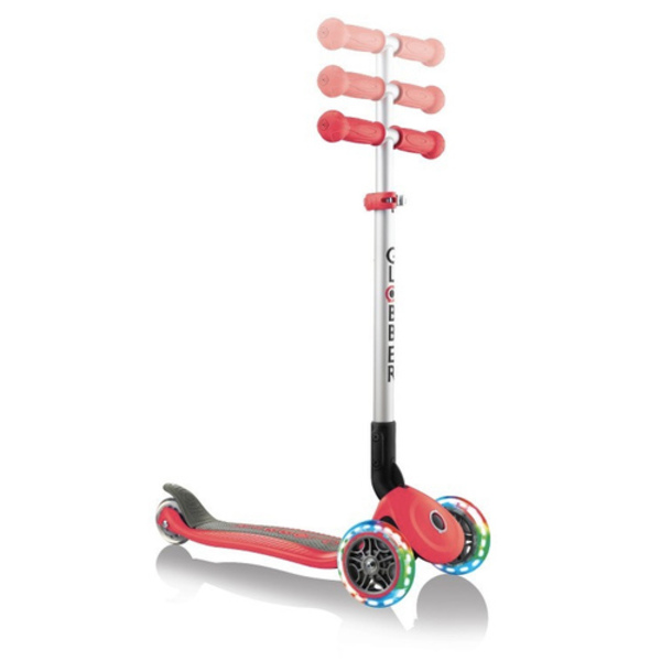 Picture of Globber 432-102 Primo Foldable Scooter with Lights&#44; Red