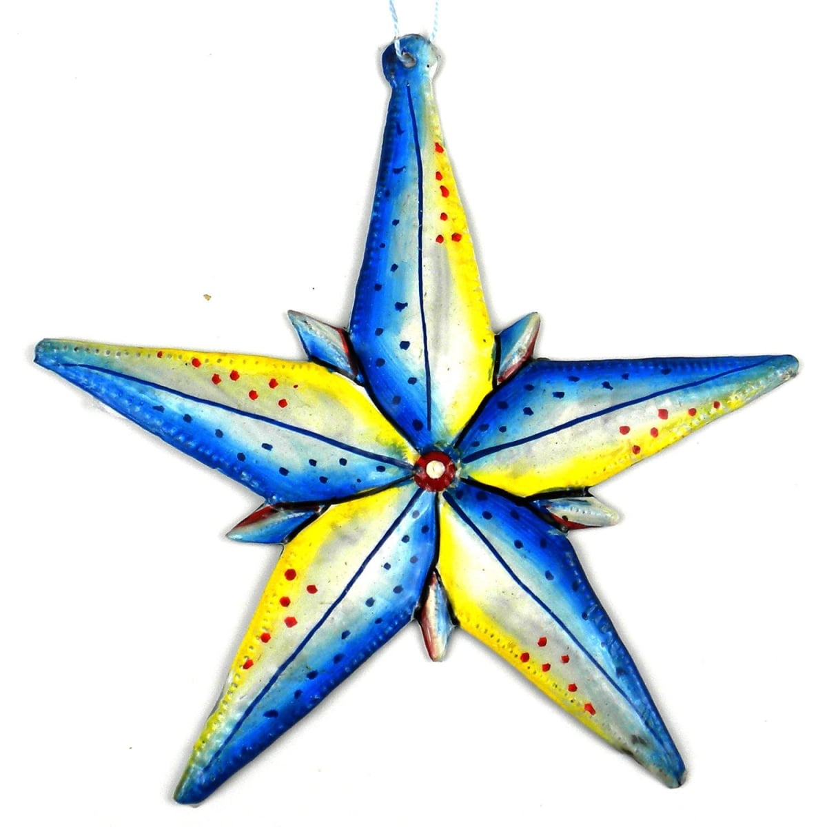 HMDPHOL-S2-534061 Hand Painted Bright Steel Drum Ornament