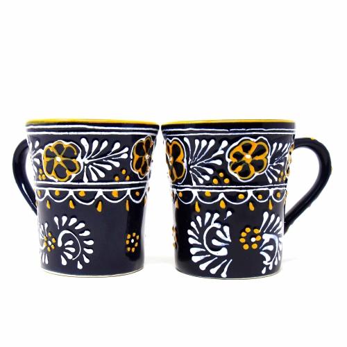 Picture of Encantada MC299BA-pair Handmade Flared Cup&#44; Blue - Pack of 2