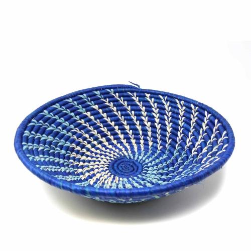 Picture of Gitzell GZFBBL-DS Woven Sisal Fruit Basket, Blue