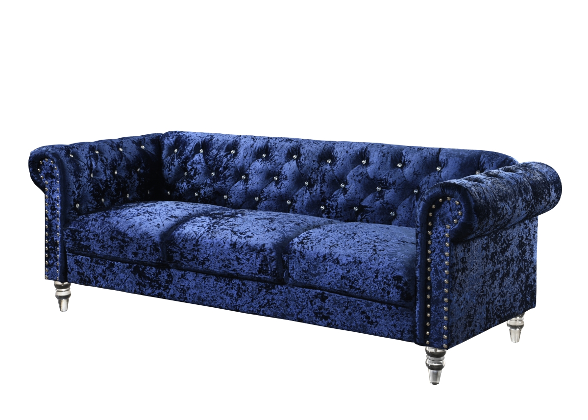 Global Furniture USA U9550-BLUE VELVET- S