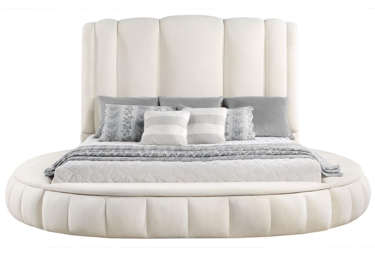 SNOW-WHITE-KB Snow White King Size Bed -  Global Furniture USA