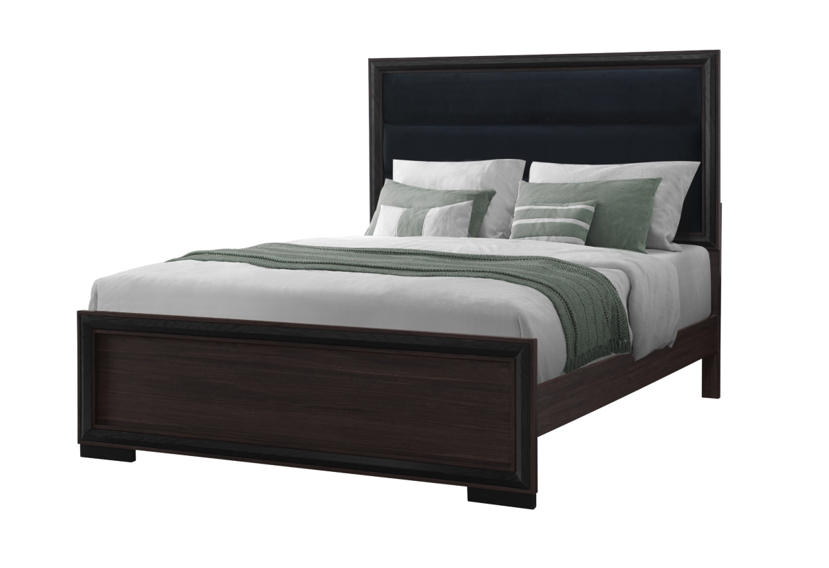 Picture of Amelia Brown AMELIA-BROWN-QBG 5 Piece Queen Size Bedroom Set - Brown