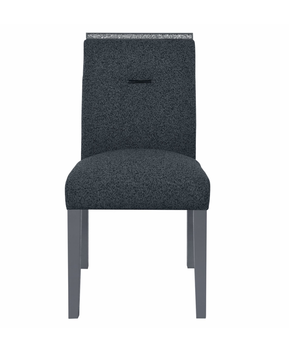 Picture of Global Furniture USA MONACO-DC-DARK GREY-N-KIT OF 2 Monaco Dark Grey Dining Chair - Set of 2