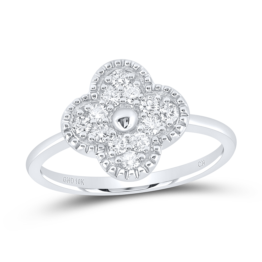 Picture of GND 178584 0.33 CTW-Diamond Count Gift Clover Ring