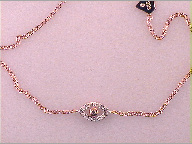Picture of GND 128918 1-10 CTW Diamond Evil Eye Bracelet