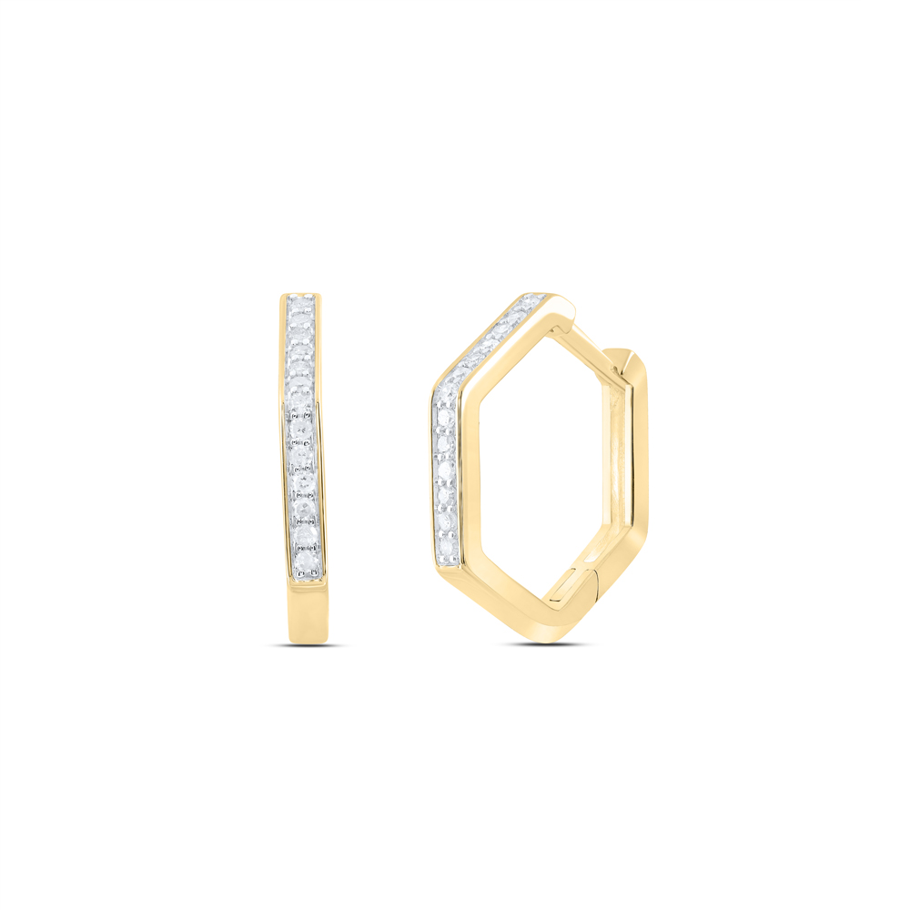 184475 0.2 CTW Diamond P1 Gift Hoops Huggies Earring -  GND