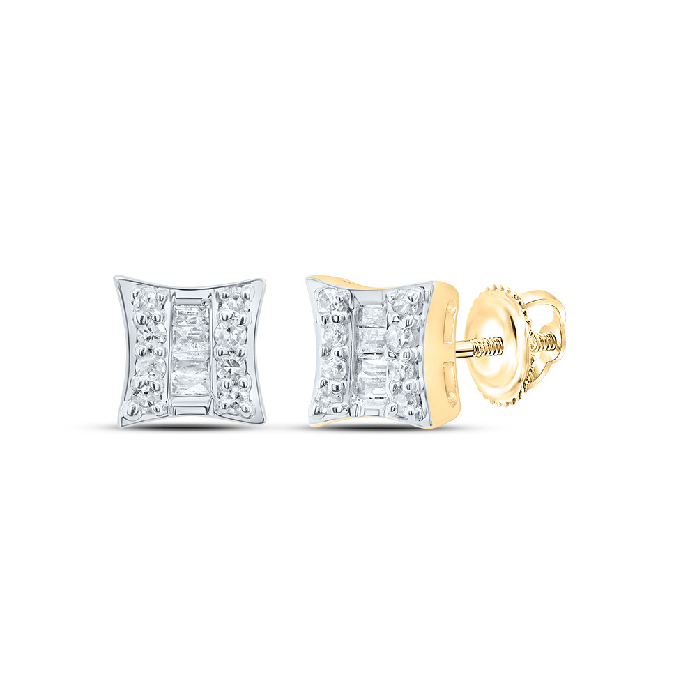 Picture of GND 186917 0.125 CTW Diamond P1 Gift Square Stud Earring