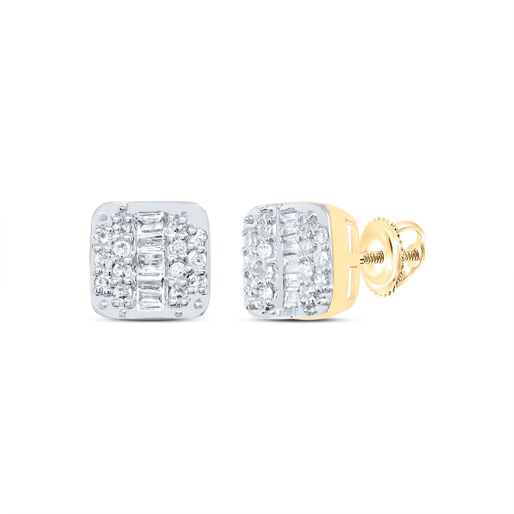 Picture of GND 186961 0.125 CTW Diamond P1 Gift Cushion Stud Earring