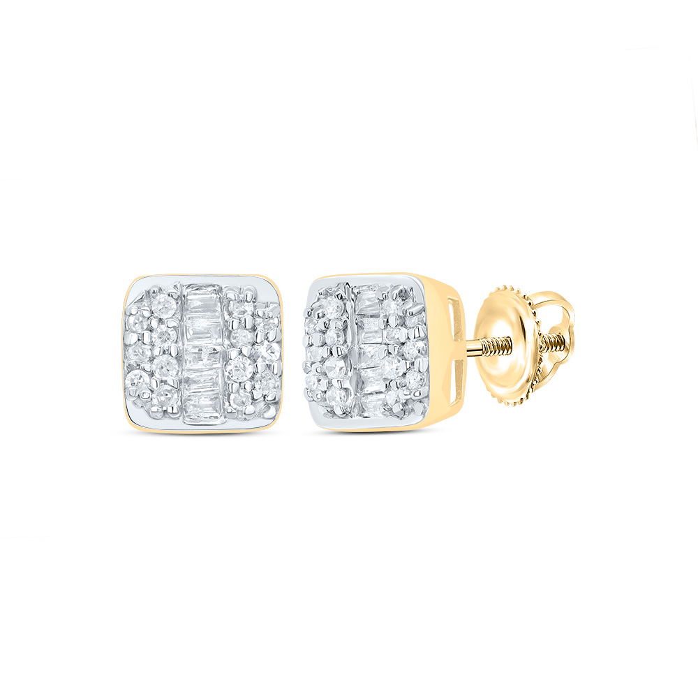 Picture of GND 186963 0.25 CTW Diamond P1 Gift Cushion Stud Earring