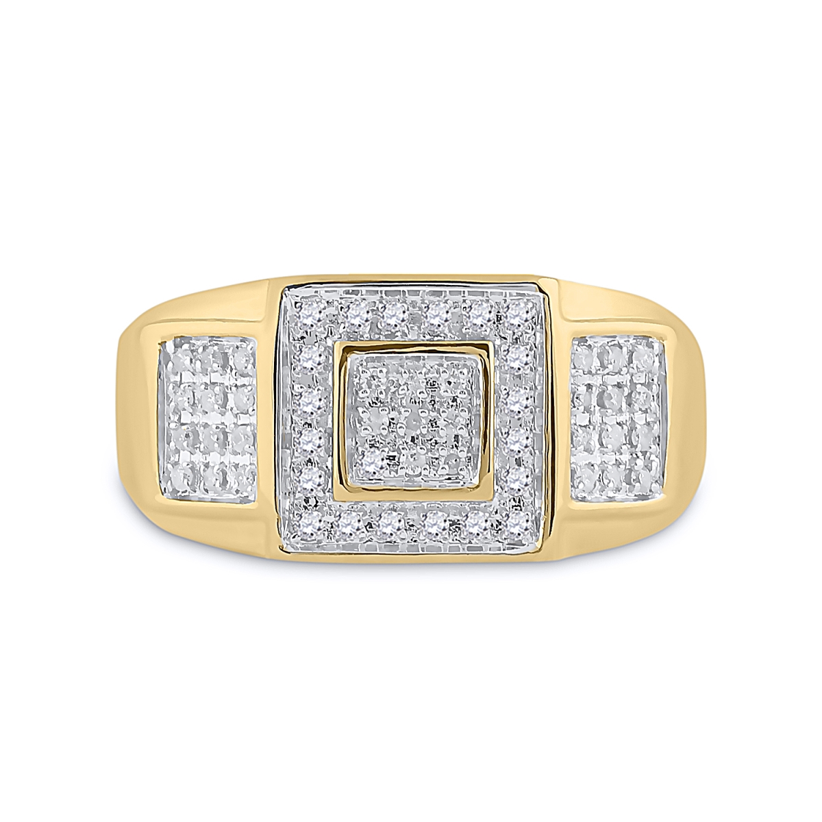 Picture of GND 38166 0.25 CTW Micro-PAVE Diamond Ring - Size 10