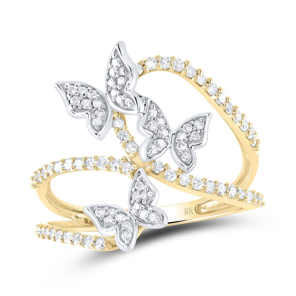 Picture of GND 176055 0.37 CTW Diamond NK Gift Butterfly Ring