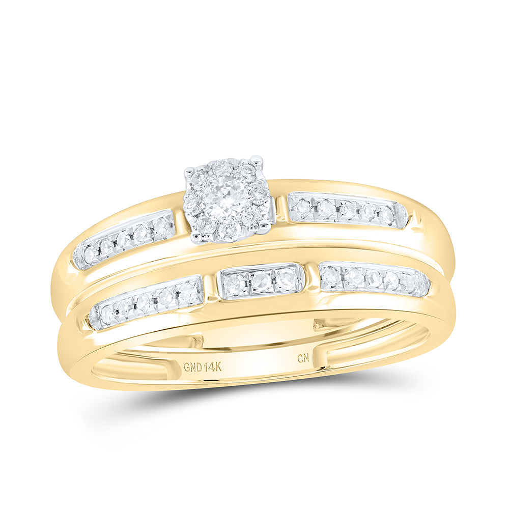 Picture of Gold N Diamonds 179470 0.25 CTW Diamond Channel Fashion Trio Set