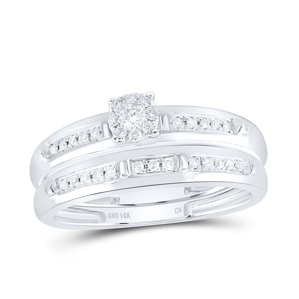Picture of Gold N Diamonds 179471 0.25 CTW Diamond Channel Fashion Trio Set