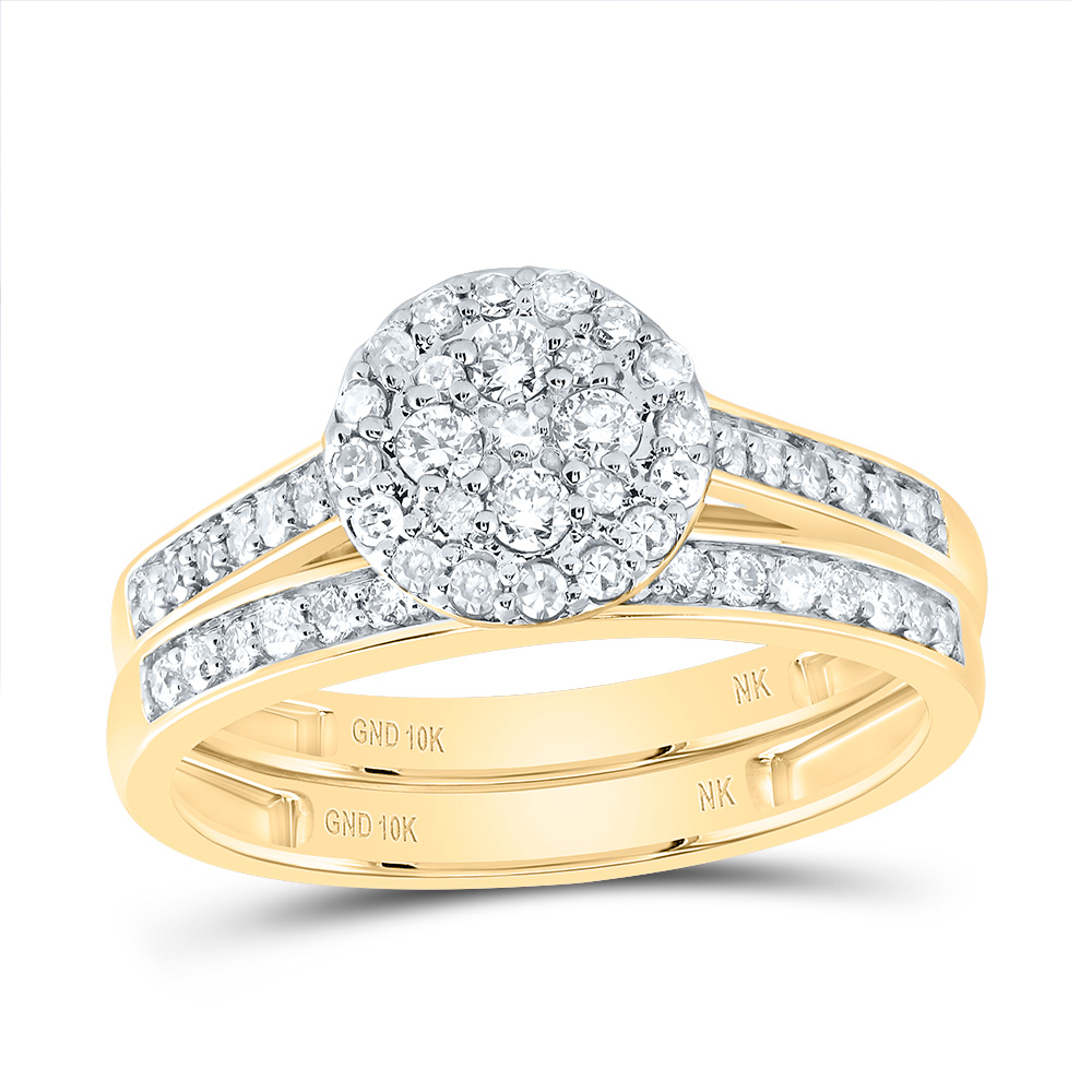 Picture of Gold N Diamonds 190010 1 CTW Diamond NK Round Trio Set
