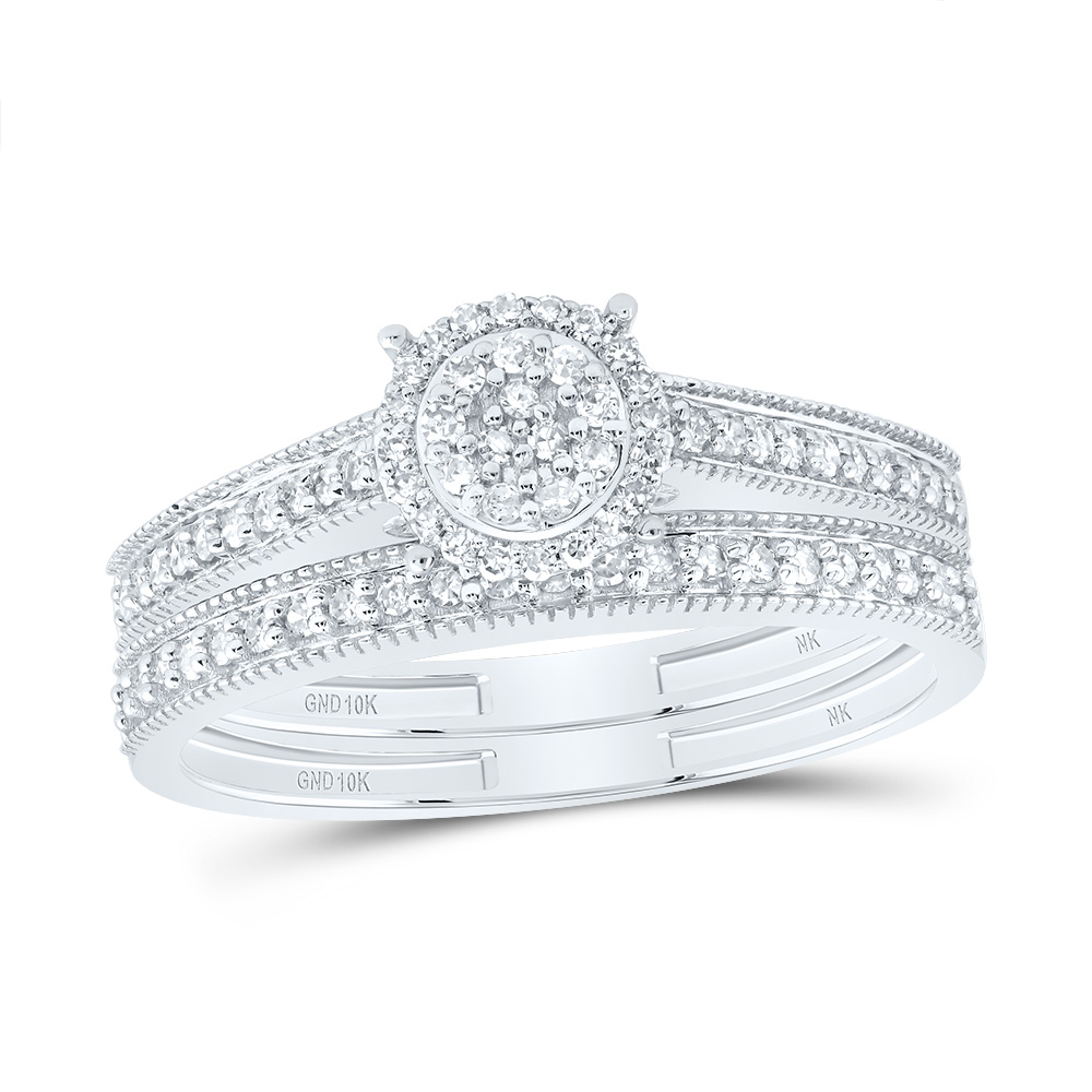 Picture of Gold N Diamonds 190481 0.25 CTW Diamond NK Fashion Round Bridal Set