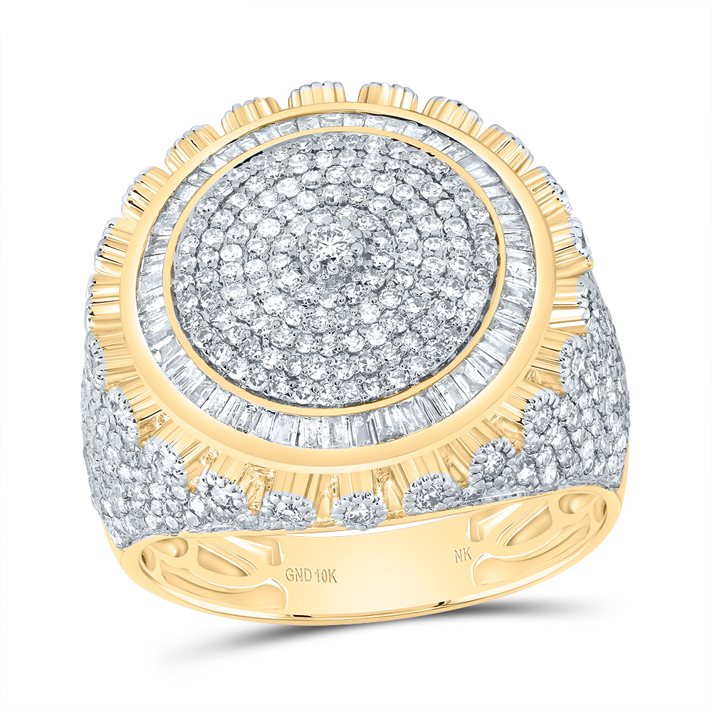 Picture of Gold N Diamonds 189886 2 CTW Diamond NK Round Mens Ring