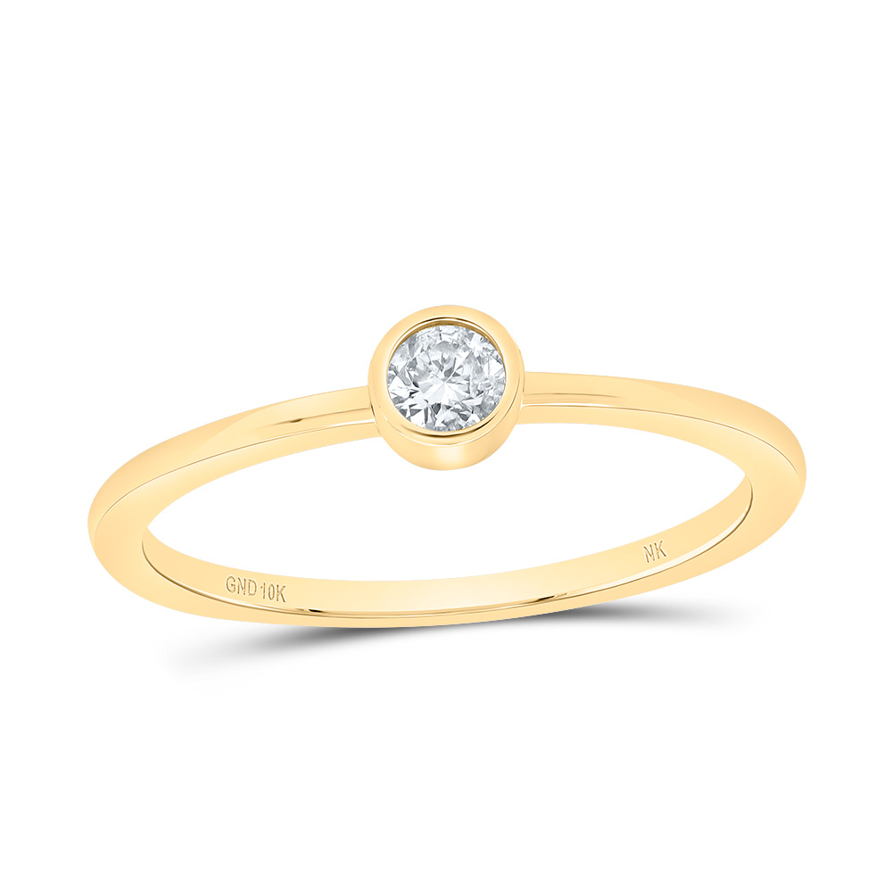 Picture of Gold N Diamonds 192379 0.125 CTW Diamond Channel Fashion Ladies Band