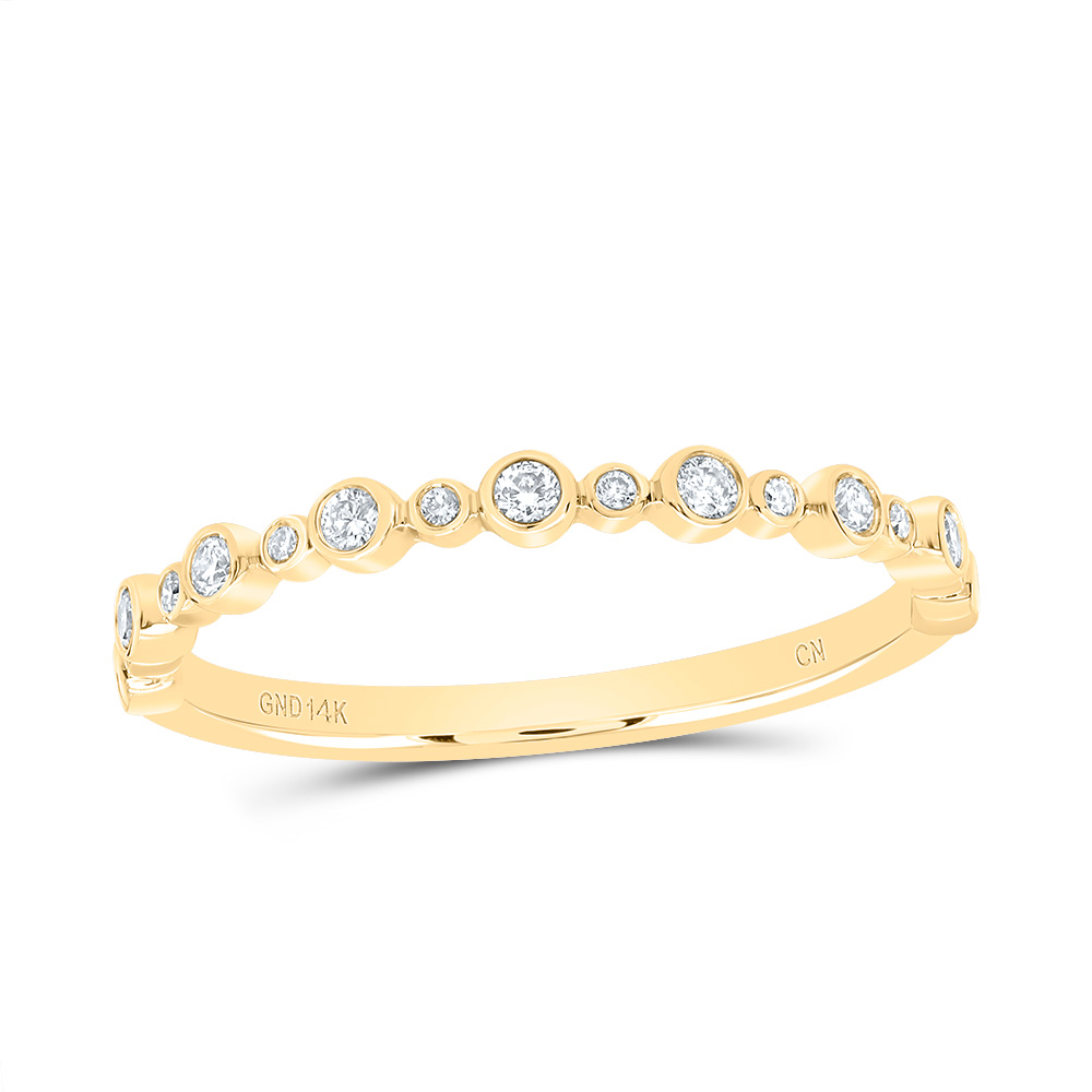 Picture of Gold N Diamonds 192422 0.17 CTW Diamond Channel Fashion Ladies Band