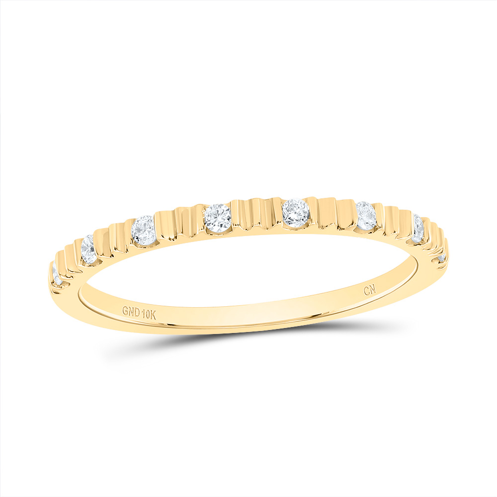 Picture of Gold N Diamonds 192429 0.1 CTW Diamond Channel Fashion Ladies Band