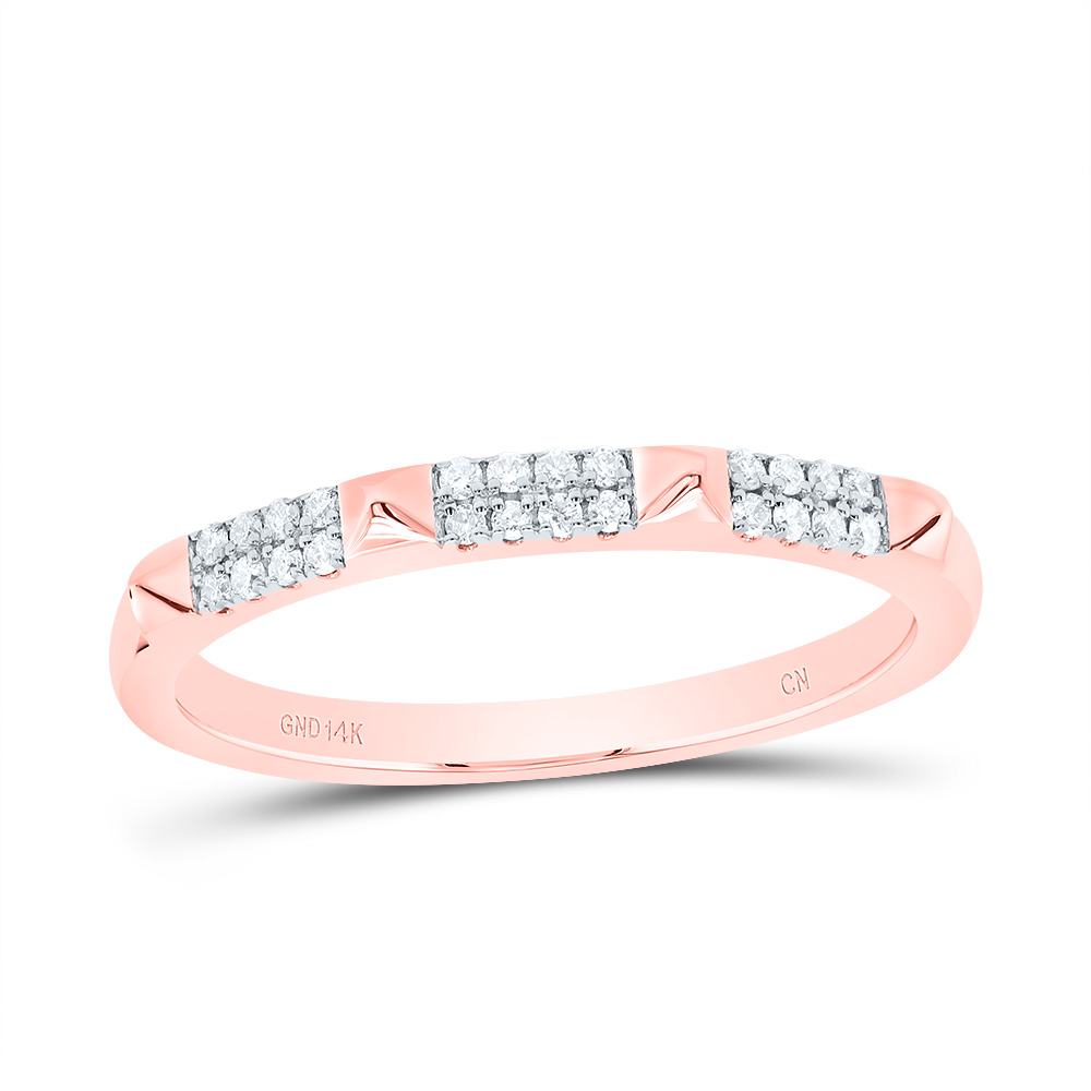 Picture of Gold N Diamonds 192408 0.1 CTW Diamond Channel Fashion Ladies Band
