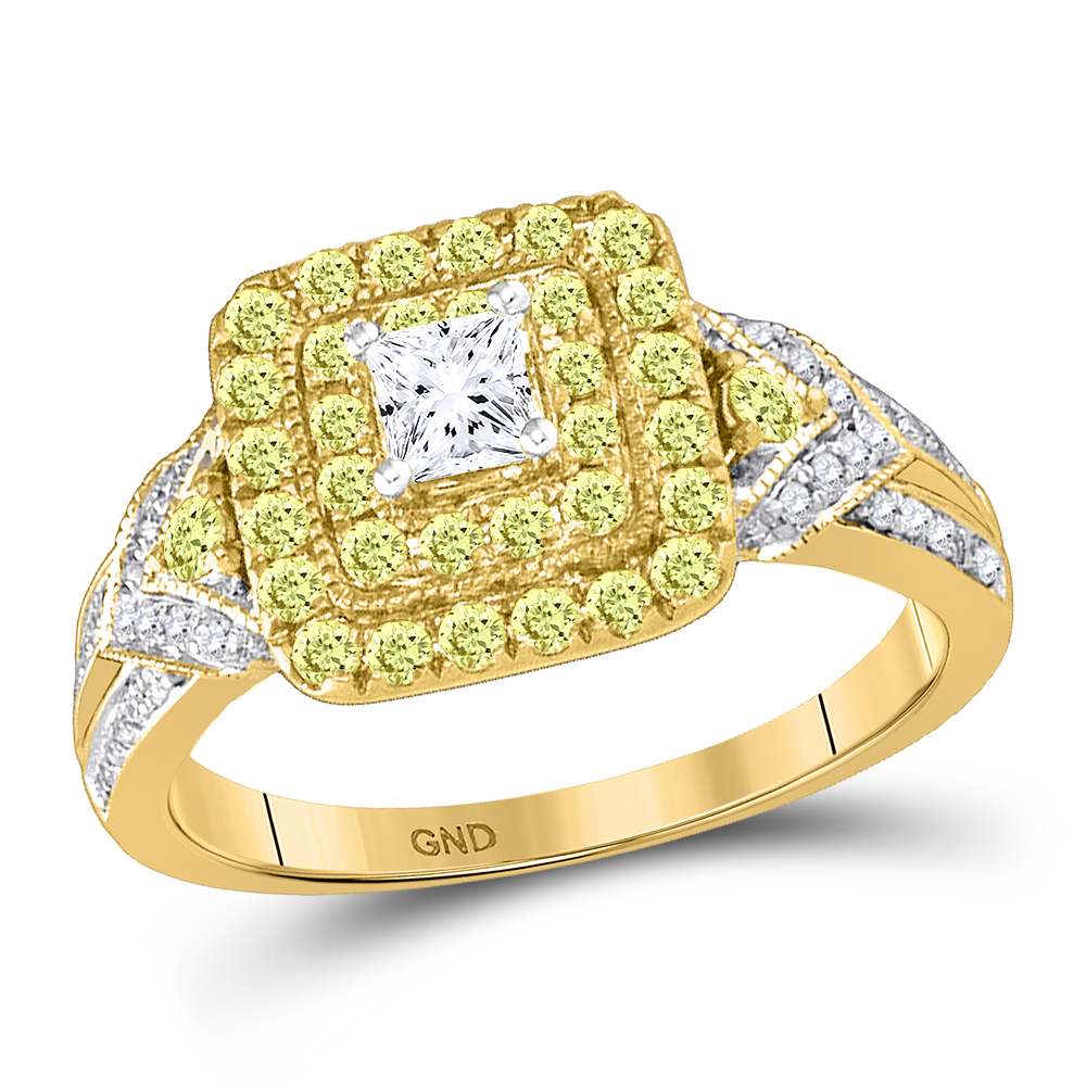Picture of Gold N Diamonds 86669 1 CTW Diamond 0.33 CT Cpr Bridal Ring