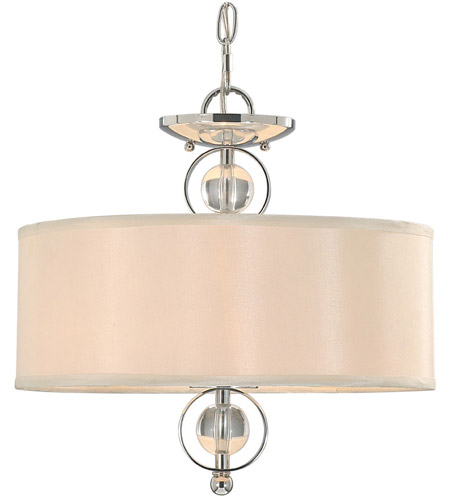 Picture of Golden Lighting 1030-FM RBZ Cerchi Flush Mount Light with Opal Satin Shade&#44; Rubbed Bronze