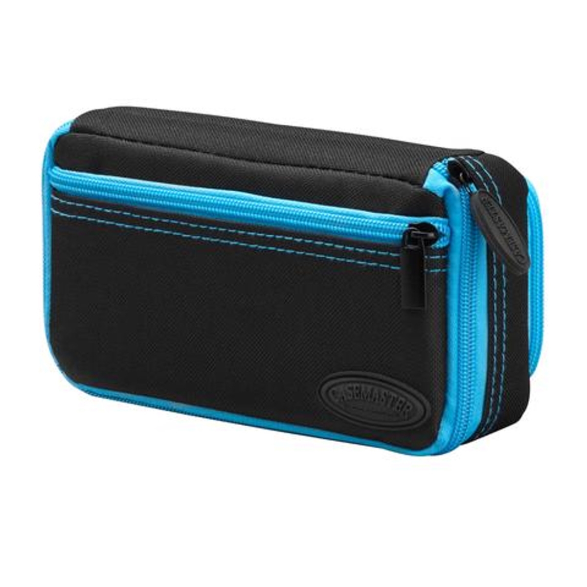 Picture of Casemaster 36-0701-03 Plazma Plus Dart Case with Zipper & Phone Pocket&#44; Black & Blue - 3 Darts