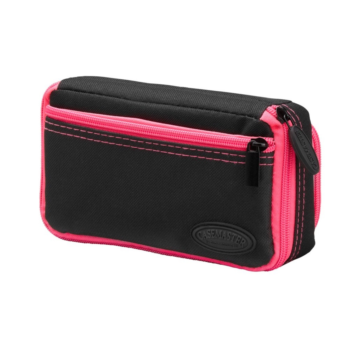 Picture of Casemaster 36-0701-12 Plazma Plus Dart Case with Zipper & Phone Pocket&#44; Black & Pink - 3 Darts