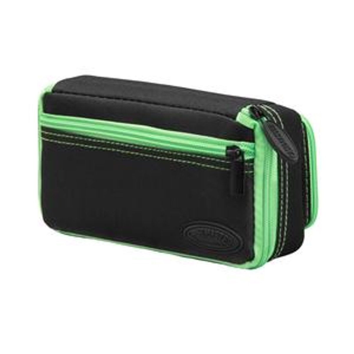 Picture of Casemaster 36-0701-10 Plazma Plus Dart Case with Zipper & Phone Pocket&#44; Black & Green - 3 Darts