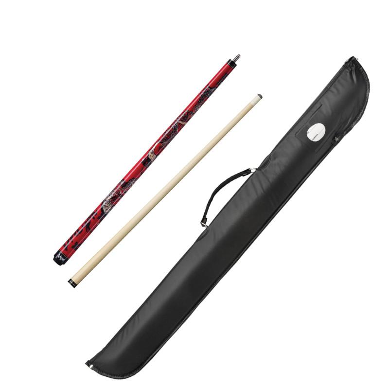 50-9982 Underground Jr Dragon Cue & Casemaster Cono Case, Red