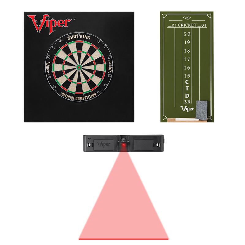 Picture of Viper 40-1044 Shot King Bristle Small Cricket Chalk Scoreboard&#44; Throw Line Light & Wall Defender II&#44; Red