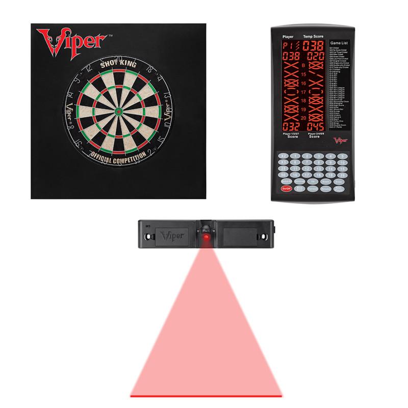 Picture of Viper 40-1054 Shot King Bristle ProScore&#44; Throw Line Light & Wall Defender II&#44; Red