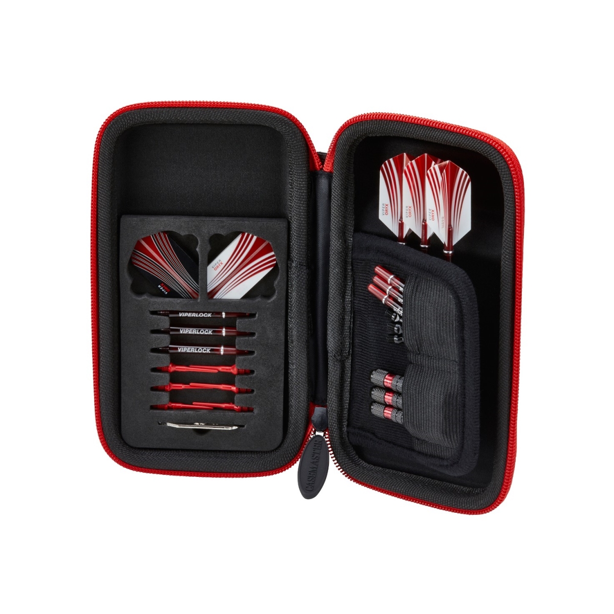Picture of Casemaster 36-0610-02 Sport Dart Case with Zipper, Red
