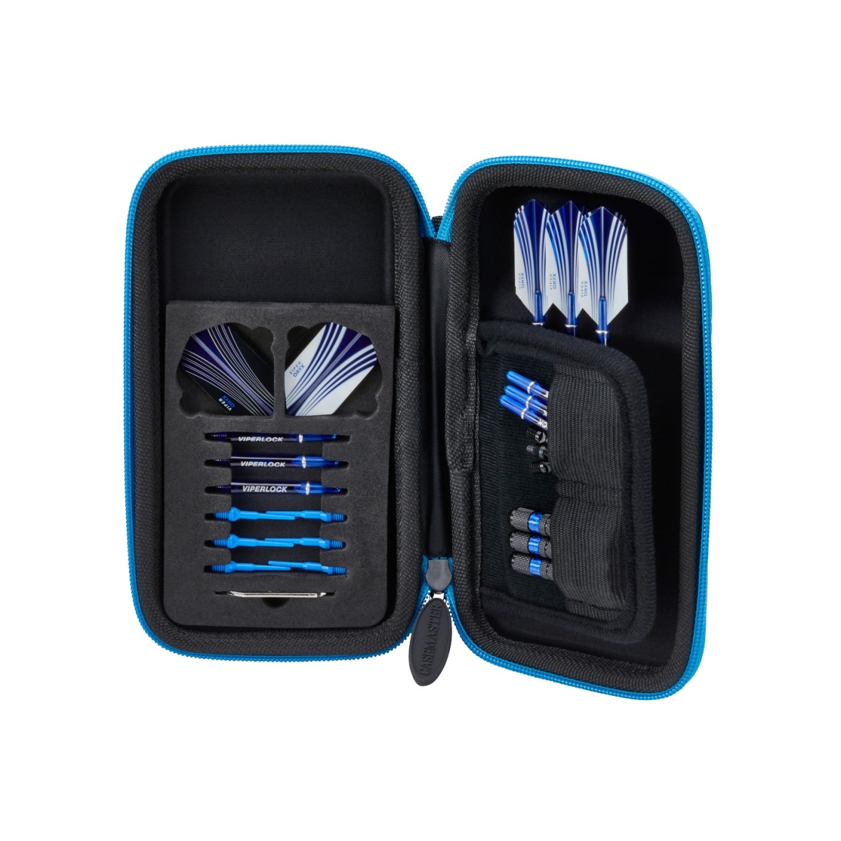 Picture of Casemaster 36-0610-03 Sport Dart Case with Zipper&#44; Blue