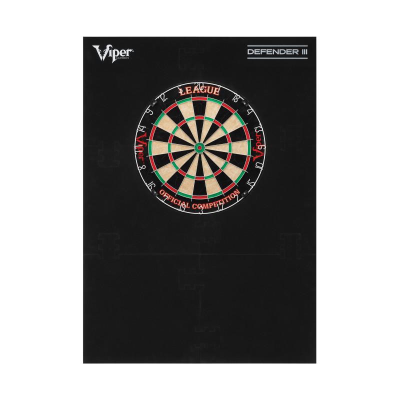Picture of Viper 42-9031 League Sisal Dartboard & Wall Defender III&#44; Red