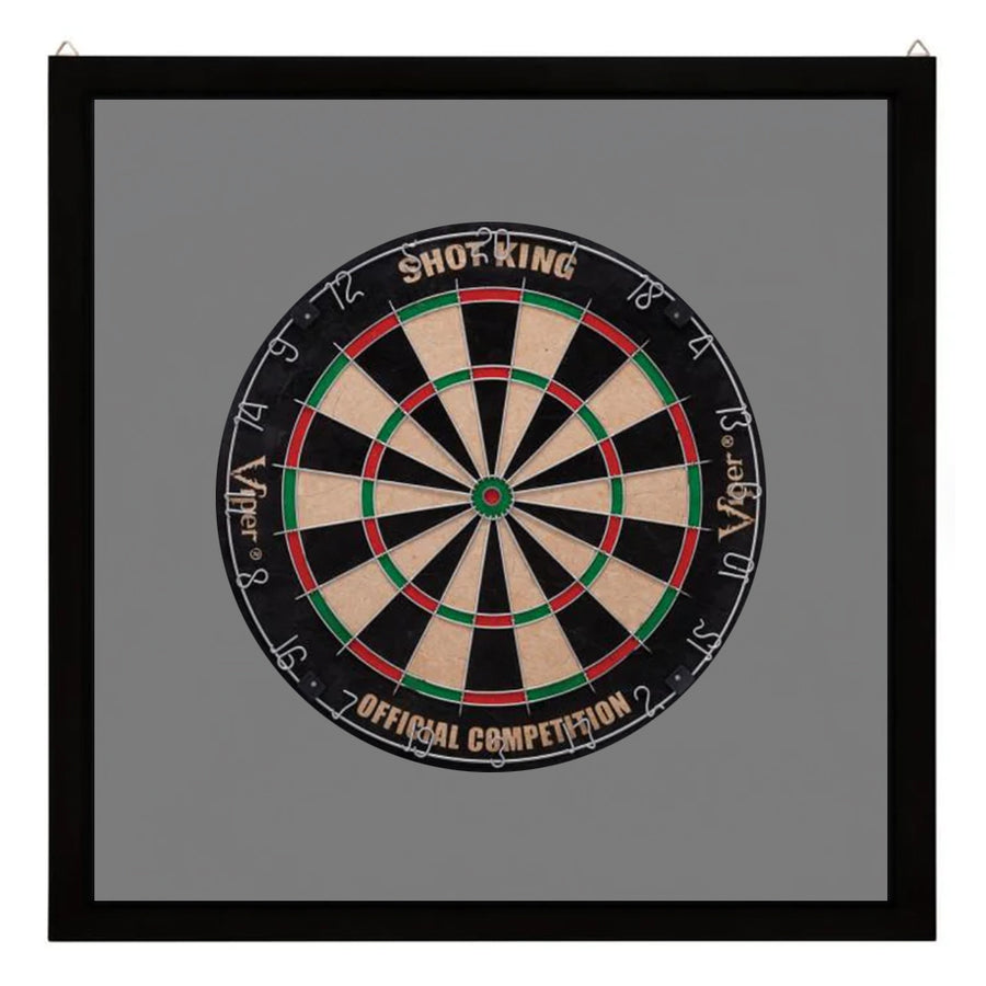 41-0602-13 Framed Dartboard Backboard, Grey