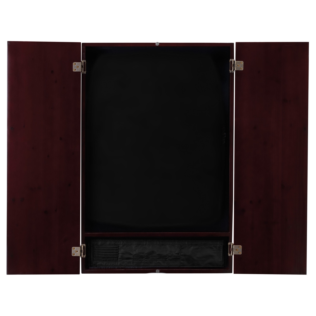 40-0282 Metropolitan Soft Tip Dartboard Cabinet & Solar Blast Electronic Dartboard, Mahogany