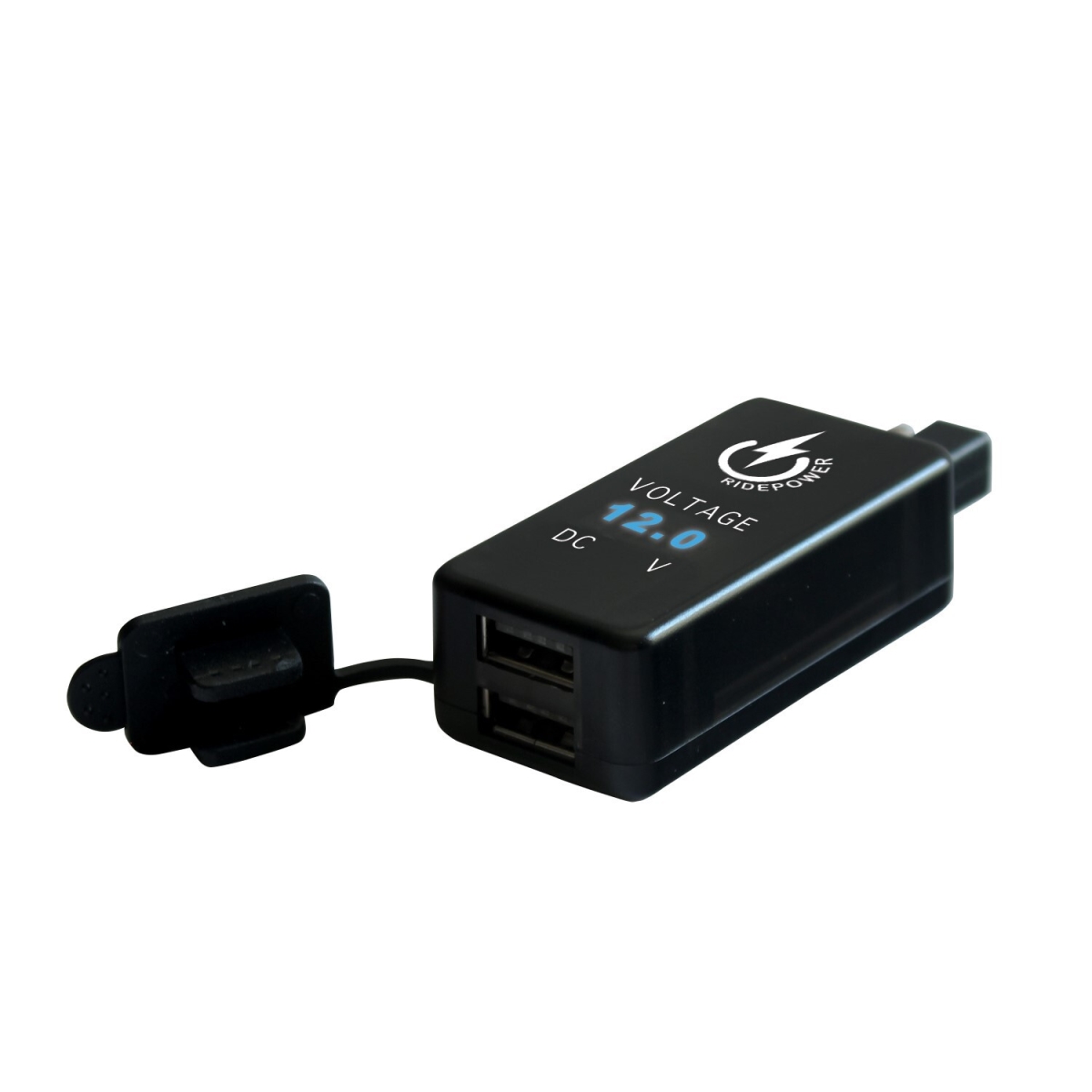 RP12SAE2USBADP SAE to Dual USB Adapter with Digital Voltage Indicator