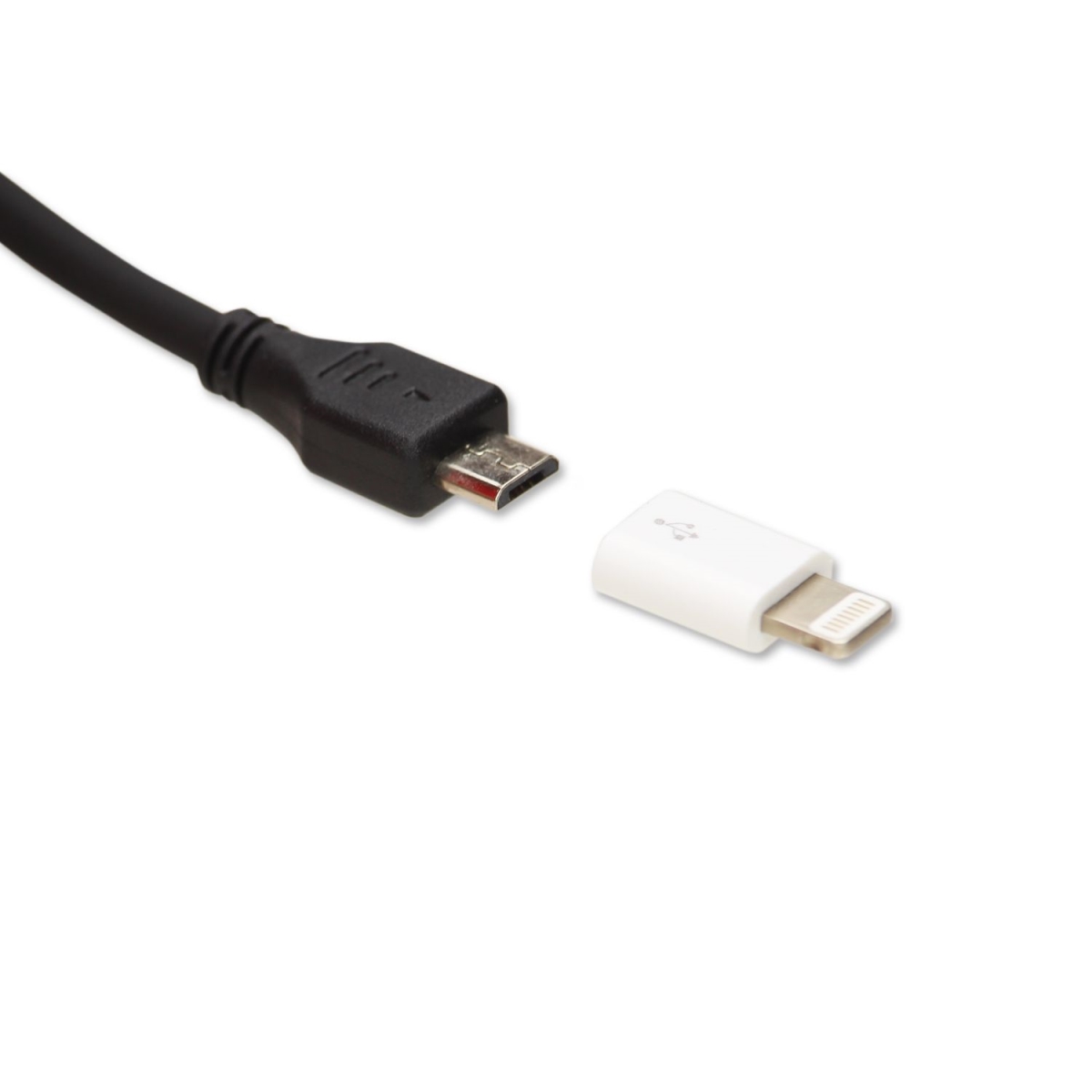 Picture of Ridepower RPAIADPT A Micro-USB Female to Male iphone Adapter
