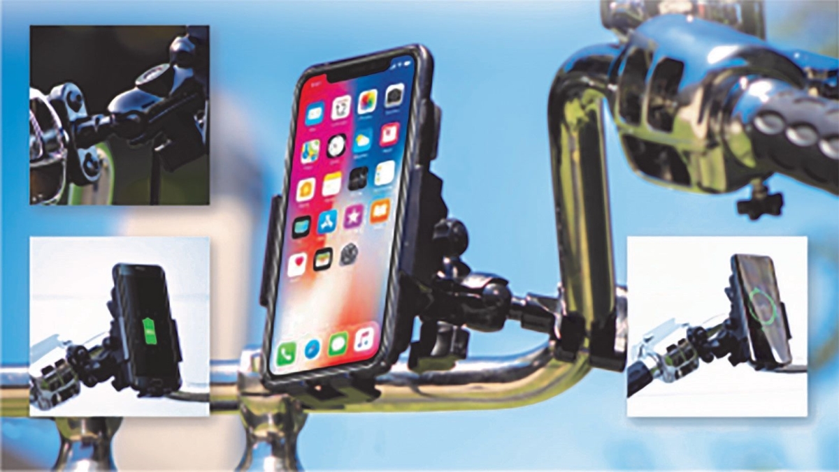 Wireless Phone Holder Ball Mount - 12V DC Input